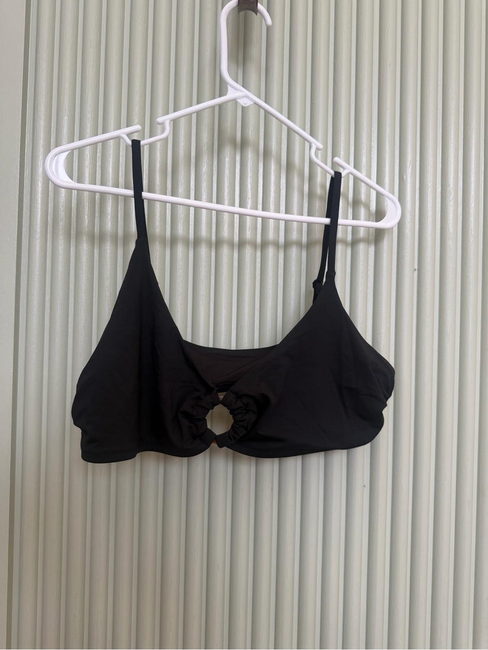 H&M Black Bikini Top with Center Ring